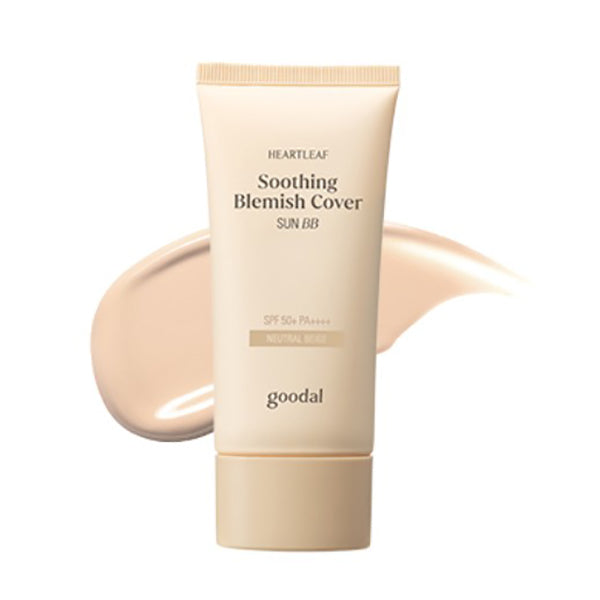 goodal goodal Heartleaf  Soothing Blemish Cover Sun BB SPF50+ PA++++ 50ml - hydrating - front bottle shot