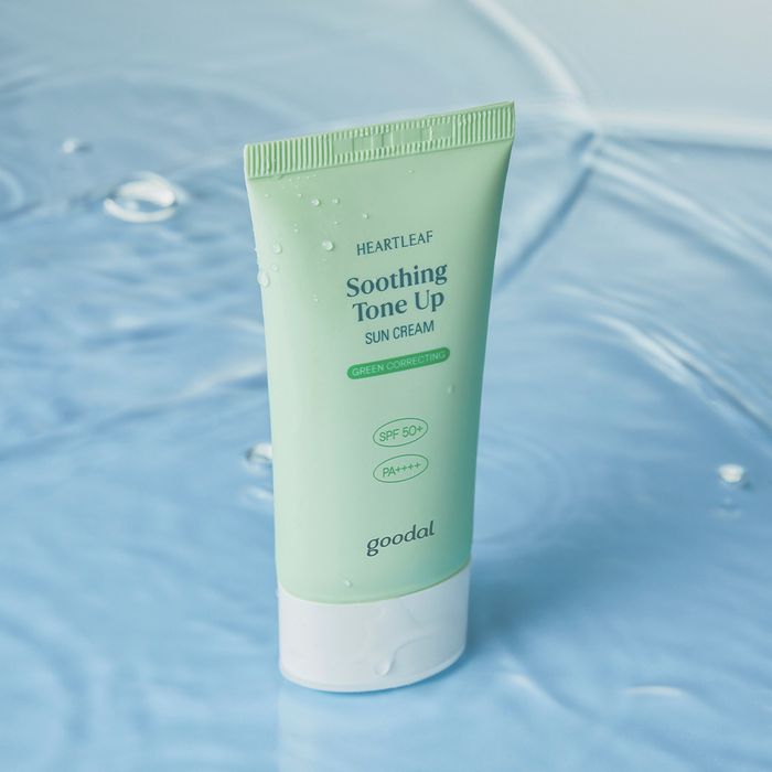 goodal goodal Heartleaf Soothing Tone Up Sun Cream SPF50+ PA++++ 50ml - soothing - front bottle shot