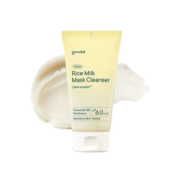 goodal goodal Vegan Rice Milk Mask Cleanser 150ml - hydrating - front bottle shot