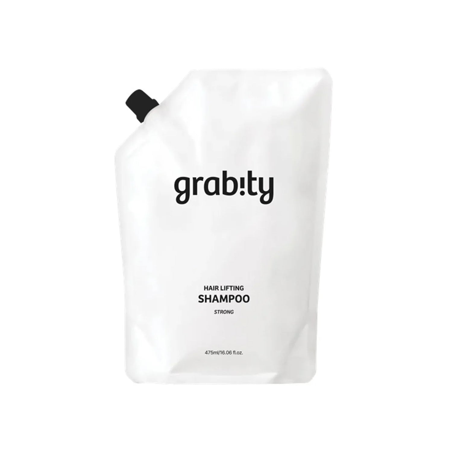 grabity grabity Hair Lifting Shampoo Strong Refill 475ml - nourishing - front bottle shot