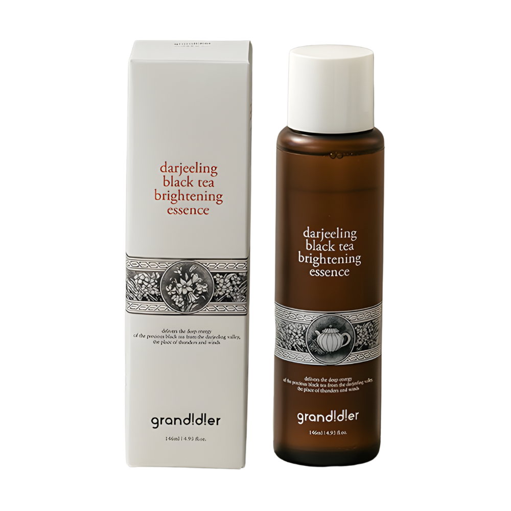 grandidier grandidier Dazzling Black Tea Brightening Essence 146ml - hydrating - front bottle shot