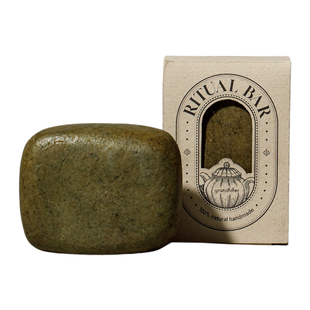 grandidier grandidier Dazzling Black Tea Ritual Bar C01. Gentle Olive - hydrating - front bottle shot
