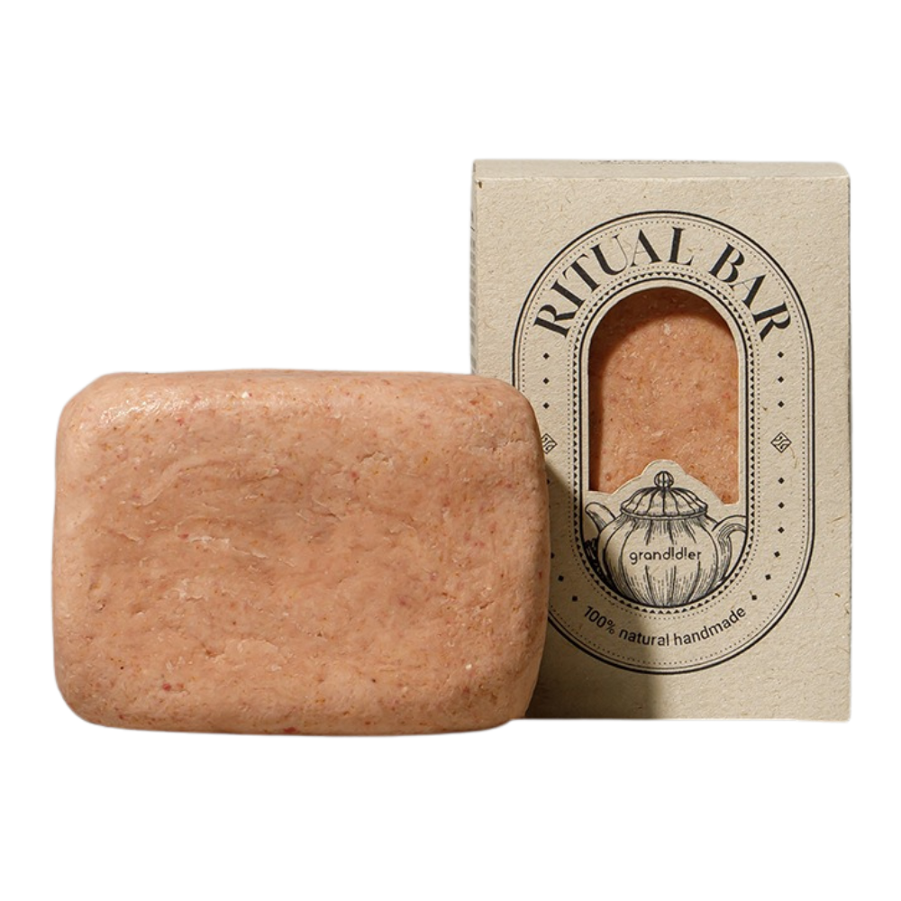grandidier grandidier Dazzling Black Tea Ritual Bar C02. Rose Jojoba - hydrating - front bottle shot