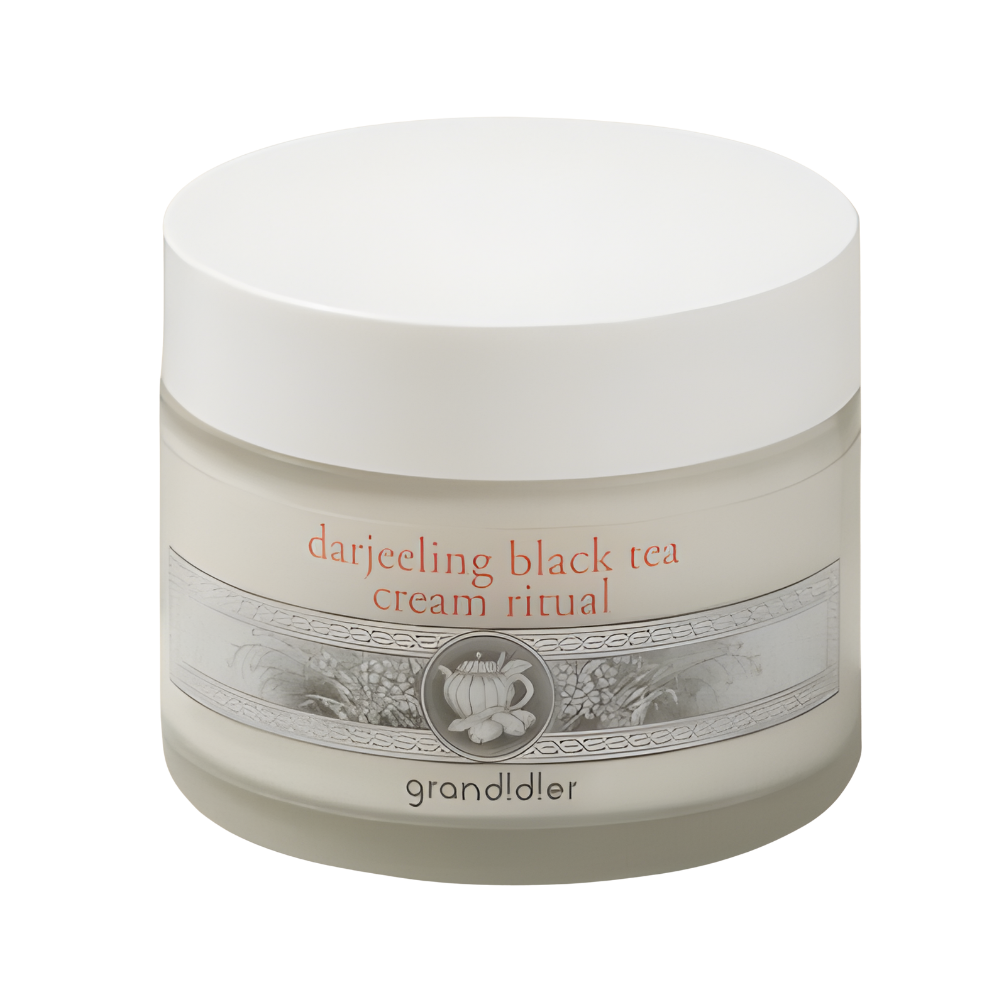 grandidier grandidier Dazzling Black Tea Ritual Cream 60ml - hydrating - front bottle shot