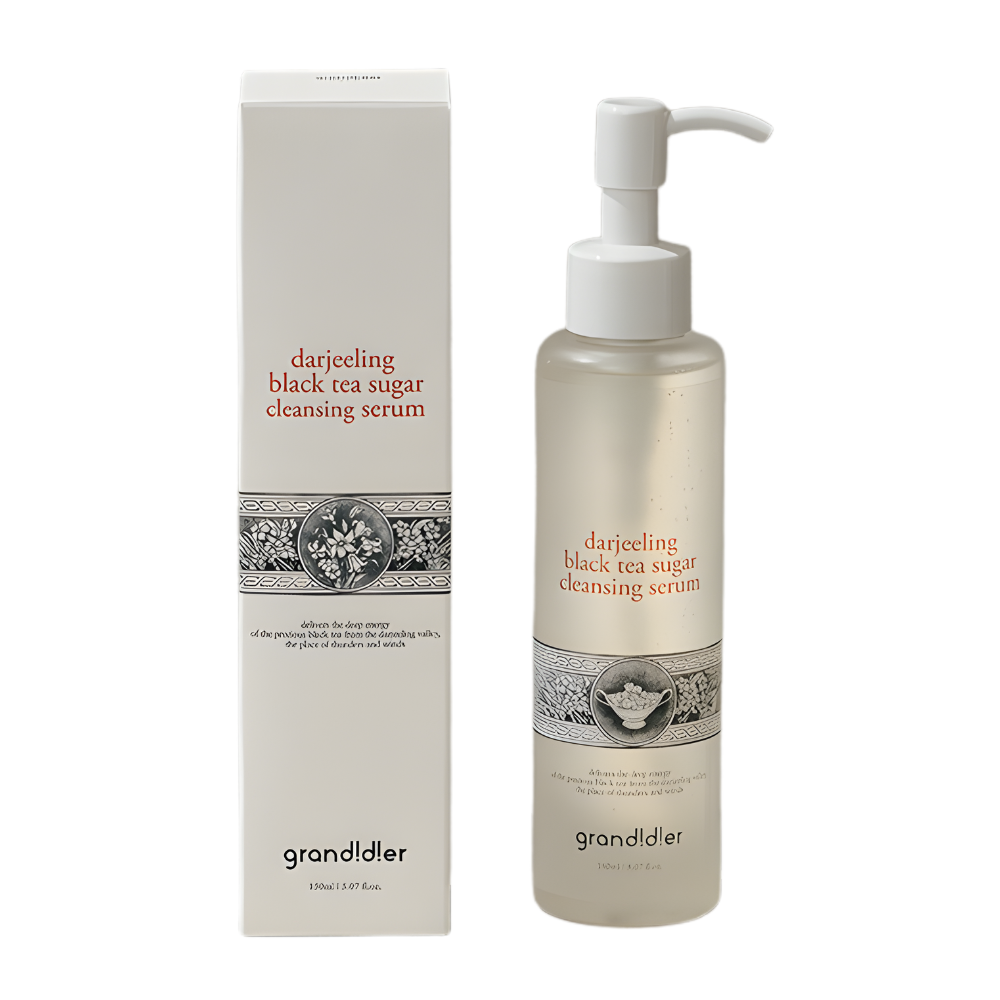 grandidier grandidier Dazzling Black Tea Sugar Cleansing Serum 150ml - hydrating - front bottle shot