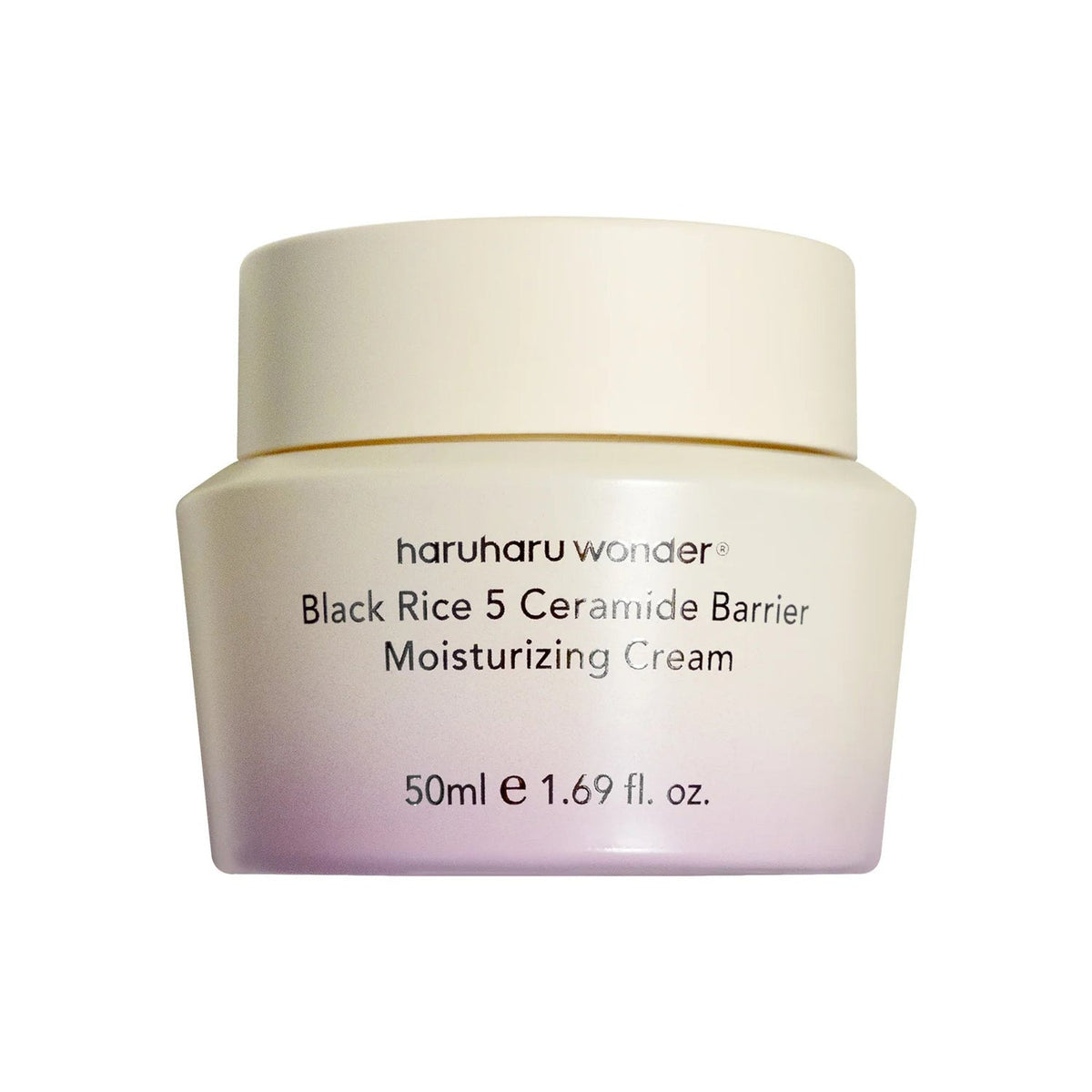 haruharu wonder haruharu wonder Black Rice 5 Ceramide Barrier Moisturizing Cream 50ml - hydrating - front bottle shot