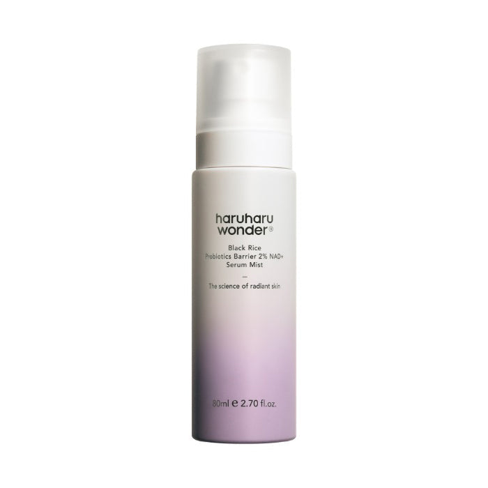 haruharu wonder haruharu wonder Black Rice Probiotics Barrier NAD+ Serum Mist 80ml - hydrating - front bottle shot
