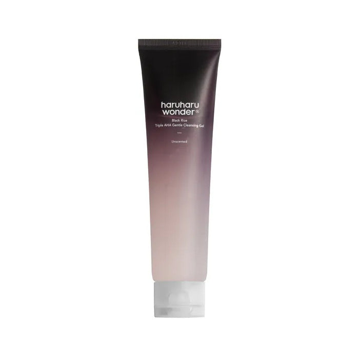 haruharu wonder haruharu wonder Black Rice Triple AHA Gentle Cleansing Gel 100ml - cleansing - front bottle shot