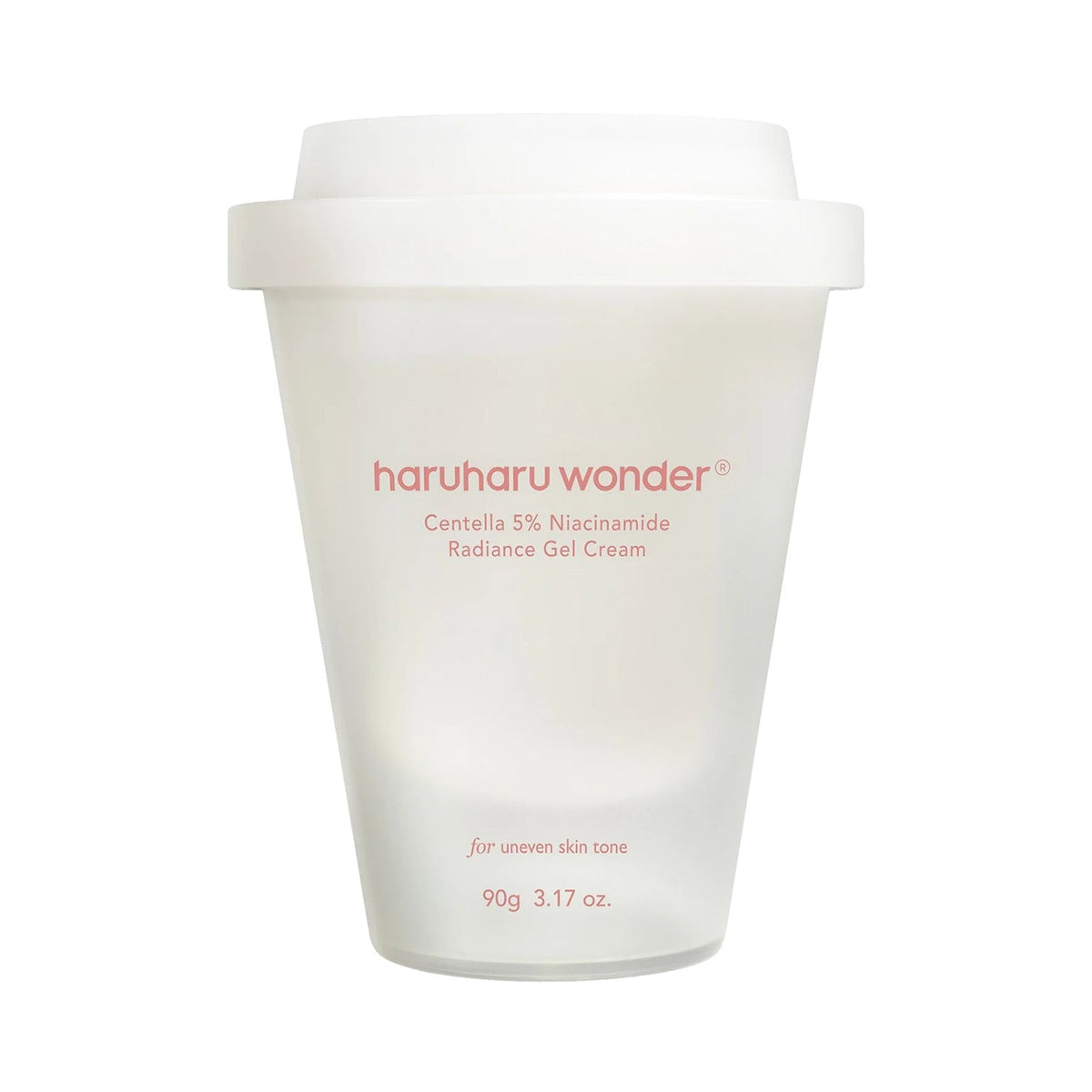 haruharu wonder haruharu wonder Centella 5% Niacinamide Radiance Gel Cream 90g - hydrating - front bottle shot