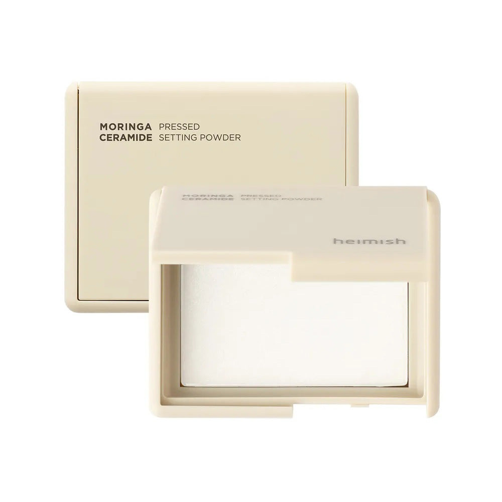 heimish heimish Moringa Ceramide Pressed Setting Powder 5g - soothing - front bottle shot