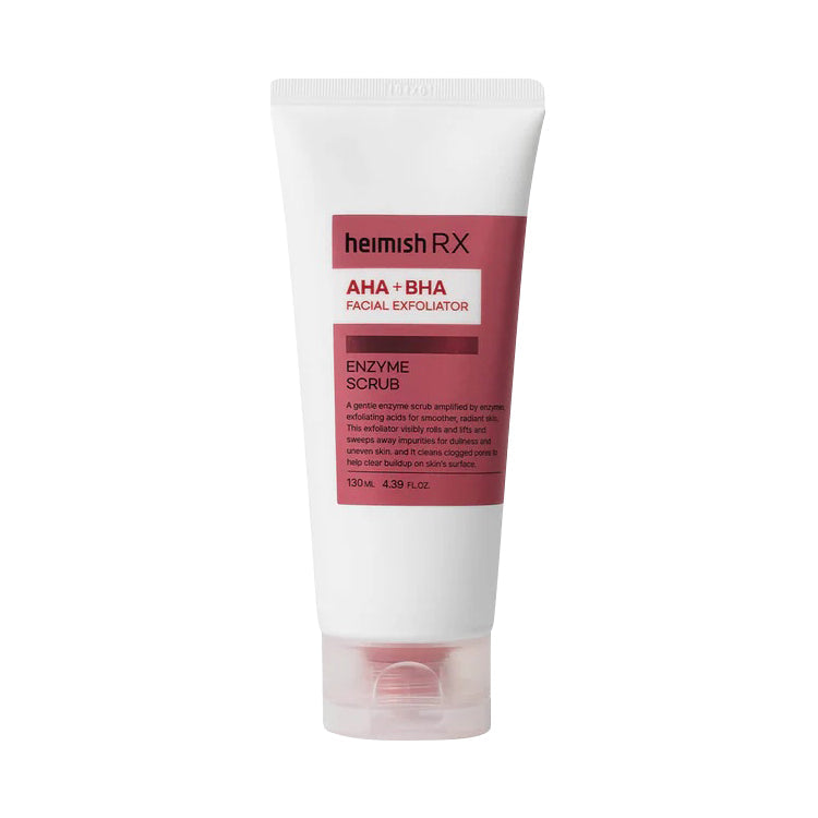 heimish heimish RX AHA BHA Enzyme Scrub 130ml - hydrating - front bottle shot