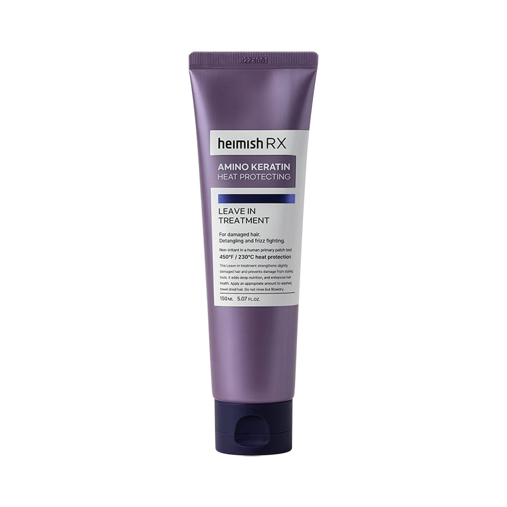 heimish heimish RX Amino Keratin Heat Protecting Leave In Treatment 150ml - hydrating - front bottle shot