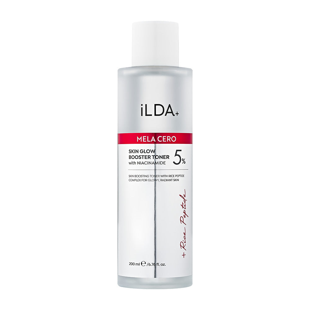 iLDA iLDA Mela Cero Skin Glow Booster Toner 200ml - hydrating - front bottle shot