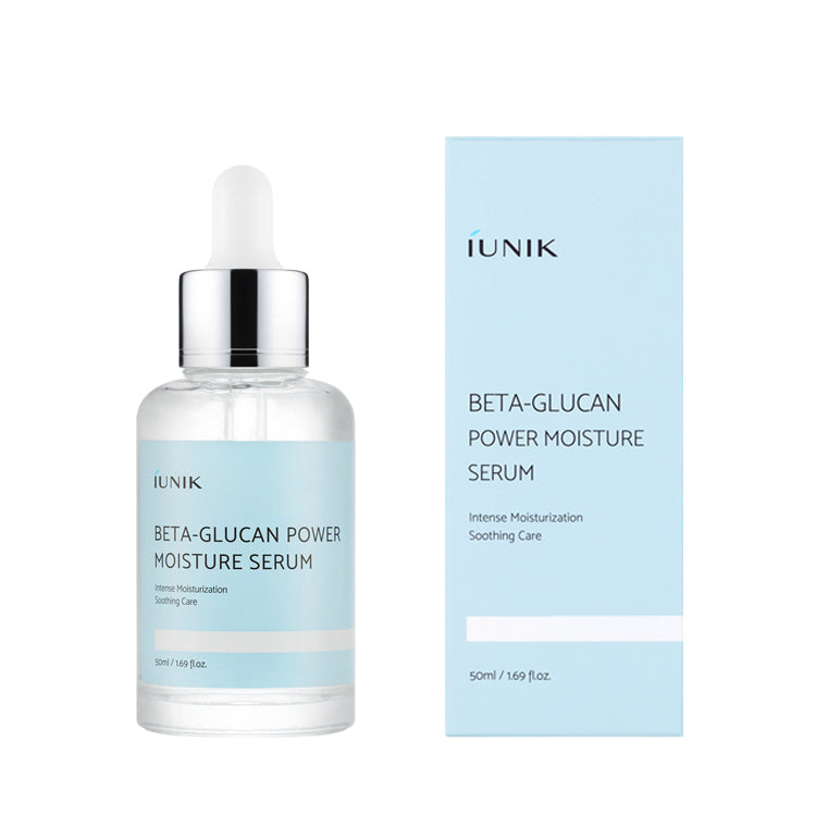 iUNIK iUNIK Beta Glucan Power Moisture Serum 50ml - hydrating - front bottle shot