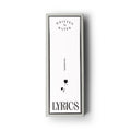 WRITTEN ON WATER WRITTEN ON WATER LYRICS Incense Sticks - daily care - front bottle shot