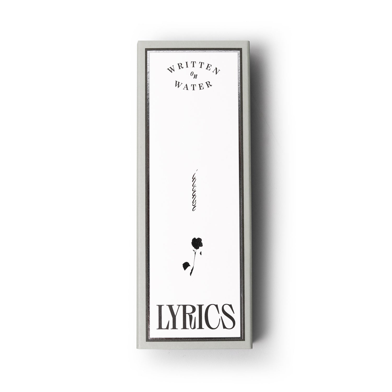 WRITTEN ON WATER WRITTEN ON WATER LYRICS Incense Sticks - daily care - front bottle shot