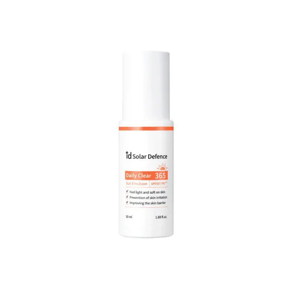 id PLACOSMETICS id Placosmetics Solar Defense Daily Clear 365 Sun Emulsion SPF50+ PA++++ 50ml - hydrating - front bottle shot