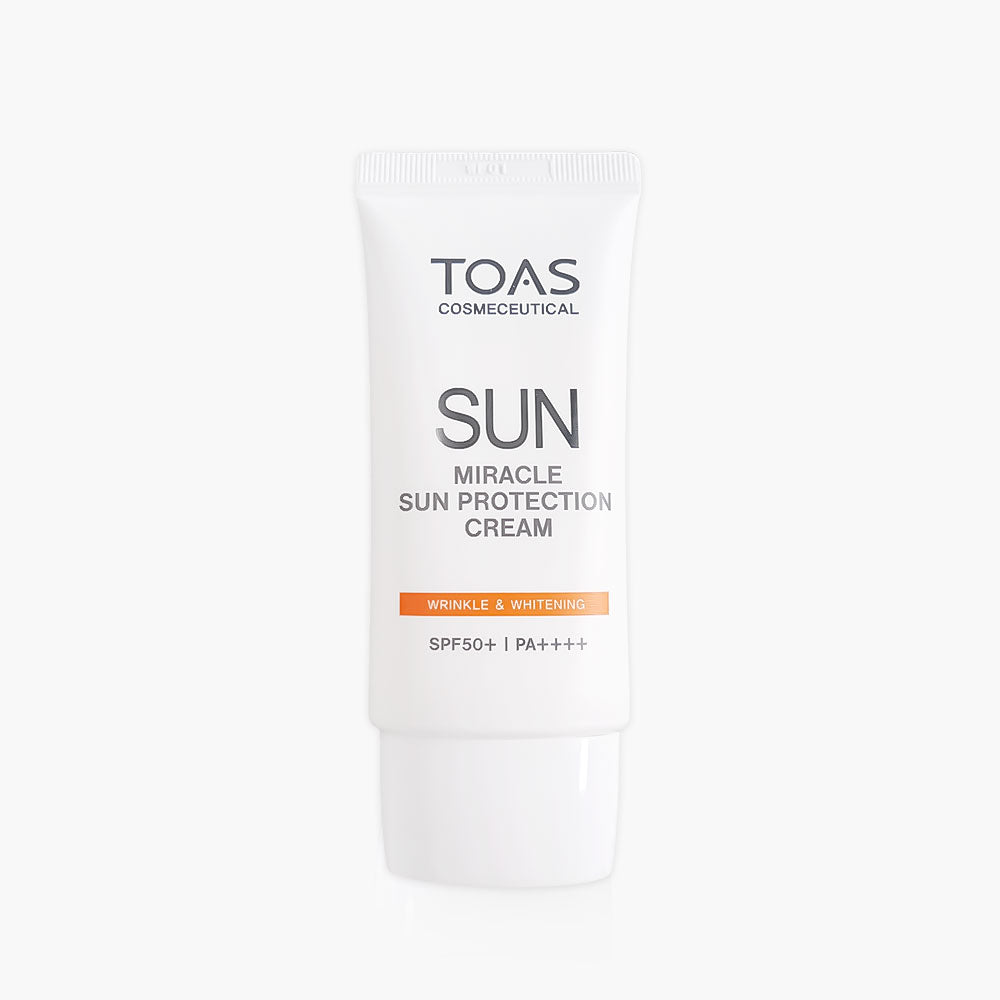 TOAS Toas Miracle Sun Protection Cream 50g - cleansing - front bottle shot
