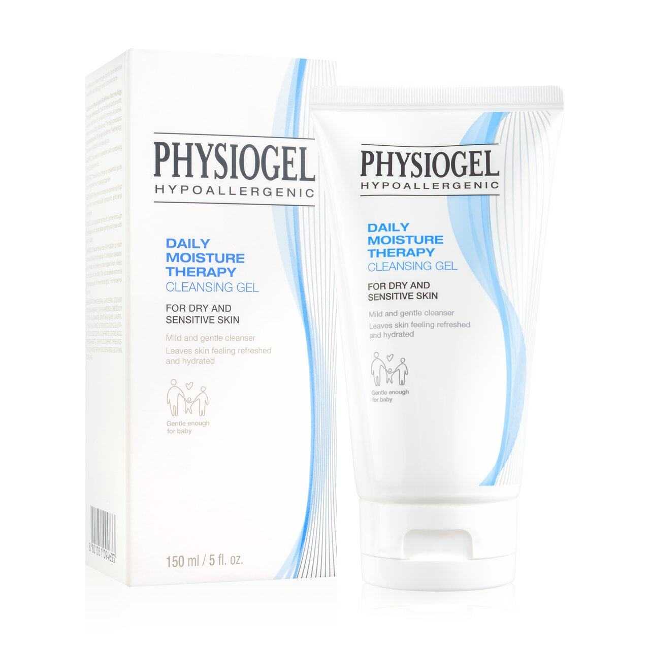 PHYSIOGEL PHYSIOGEL Daily Moisture Therapy Cleansing Gel 150ml - hydrating - front bottle shot