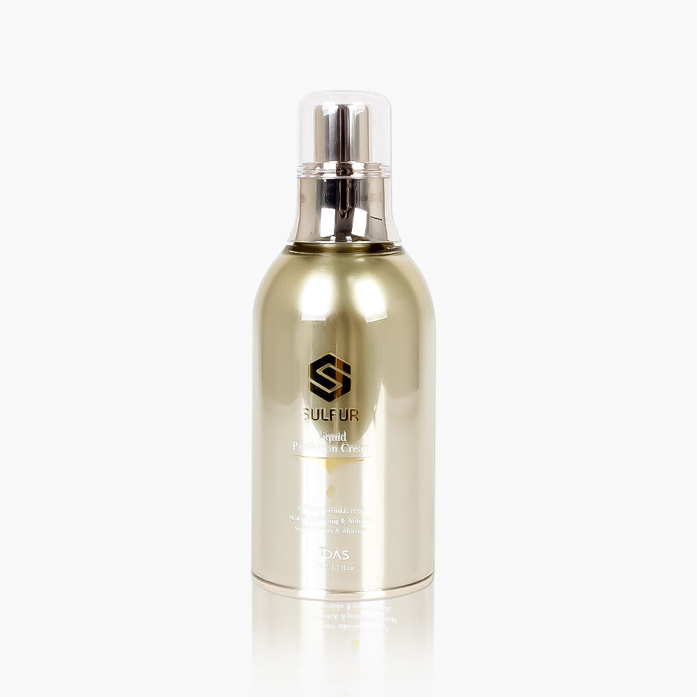 TOAS TOAS SULFUR Liquid Perfection Cream 50g - brightening - front bottle shot