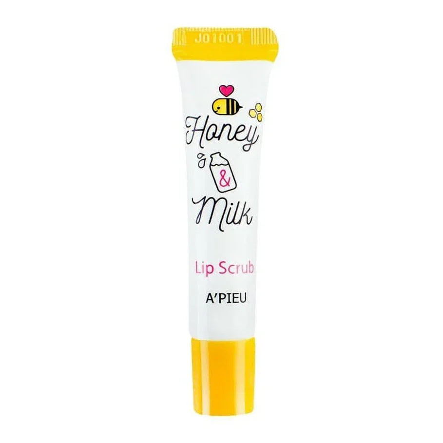 A'PIEU A'PIEU Honey & Milk Lip Scrub 8ml - hydrating - front bottle shot