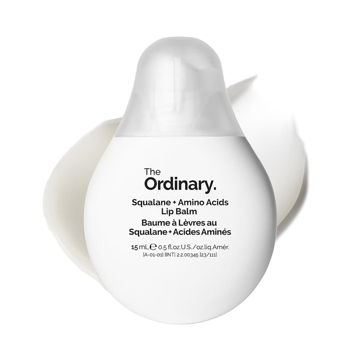 The Ordinary The Ordinary Squalane + Amino Acids Lip Balm 15ml - hydrating - front bottle shot