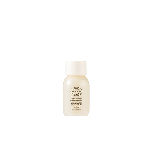 JUICE TO CLEANSE JUICE TO CLEANSE GRAIN WATER CLEANSING OIL 20ml - hydrating - front bottle shot
