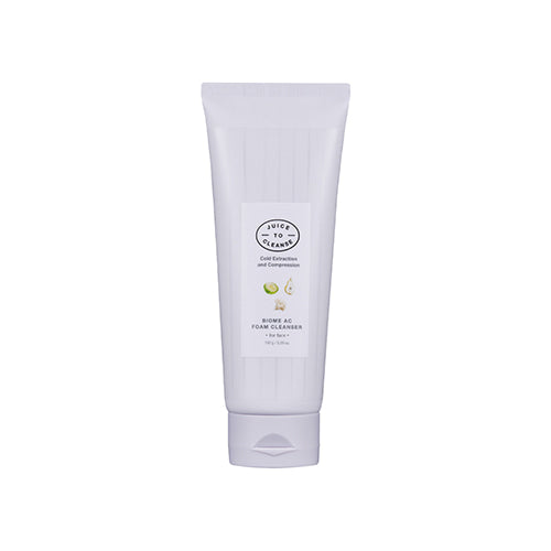 JUICE TO CLEANSE JUICE TO CLEANSE Biome AC Foam Cleanser 150g - hydrating - front bottle shot