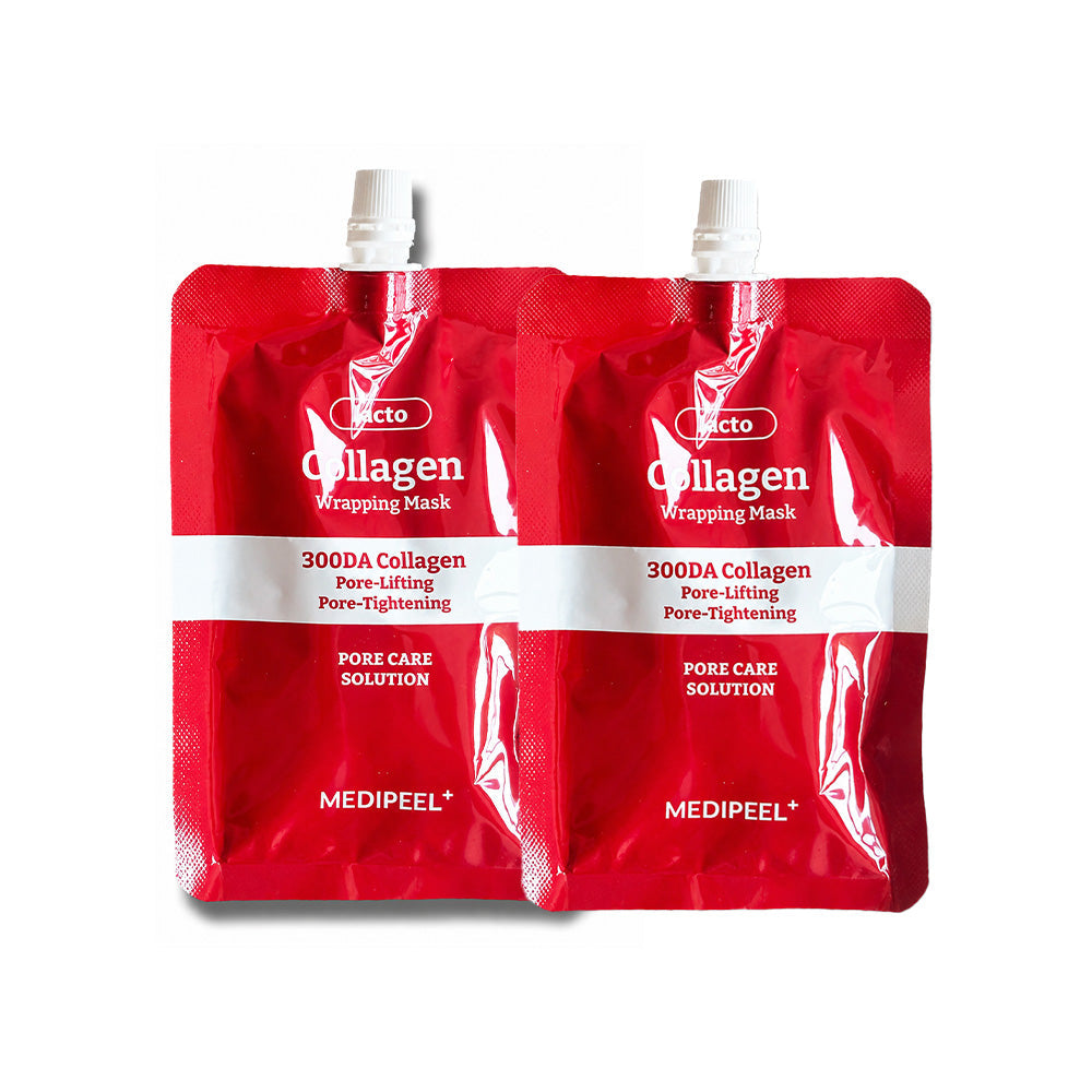 MEDI-PEEL MEDI-PEEL Red Lacto Collagen Wrapping Mask 100ml * 2ea - daily care - front bottle shot