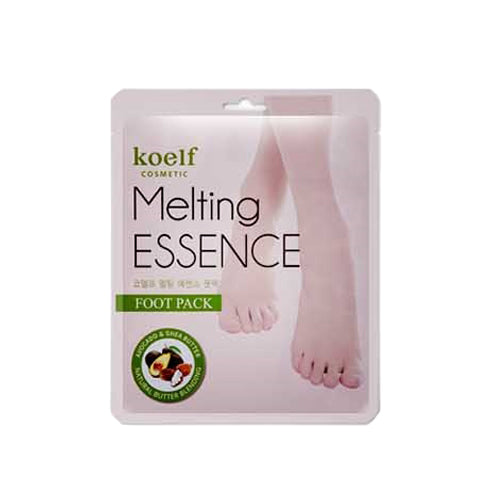 koelf Koelf Melting Essence Foot Mask 10ea - hydrating - front bottle shot