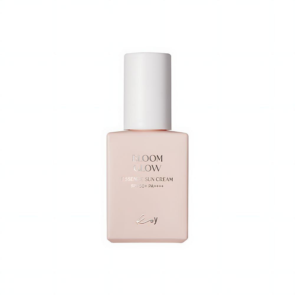koy koy Bloom Glow Essence Sun Cream SPF50+ PA++++ 30ml - soothing - front bottle shot