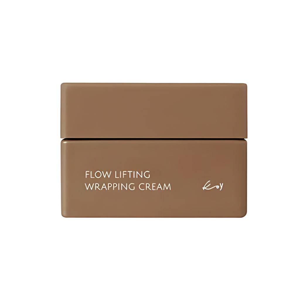 koy koy Flow Lifting Wrapping Cream 50ml - hydrating - front bottle shot