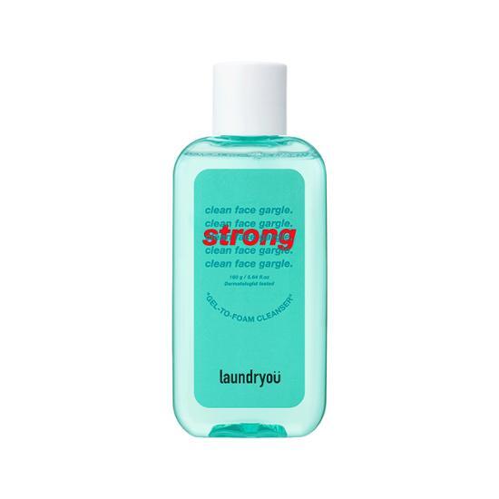 laundryou laundryou Clean Face Gargle Gel to Foam Cleanser 160g - hydrating - front bottle shot