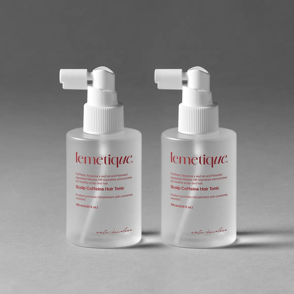 lemetique. lemetique. Scalp Caffeine Hair Tonic 120ml x 2ea - daily care - front bottle shot