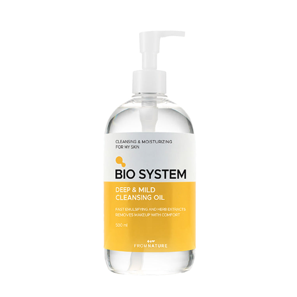 FROMNATURE FROMNATURE Bio System Deep Cleansing Oil 500ml - hydrating - front bottle shot