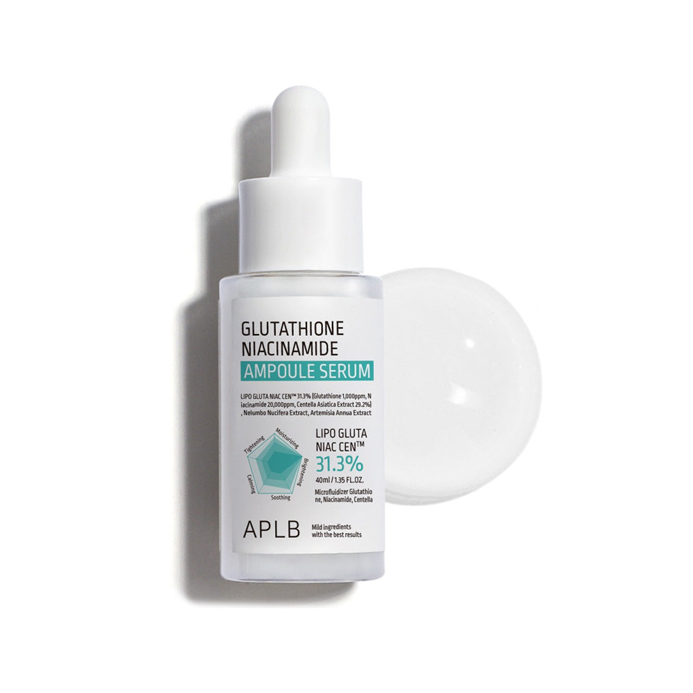 APLB APLB Glutathione Niacinamide Ampoule Serum 40ml - hydrating - front bottle shot