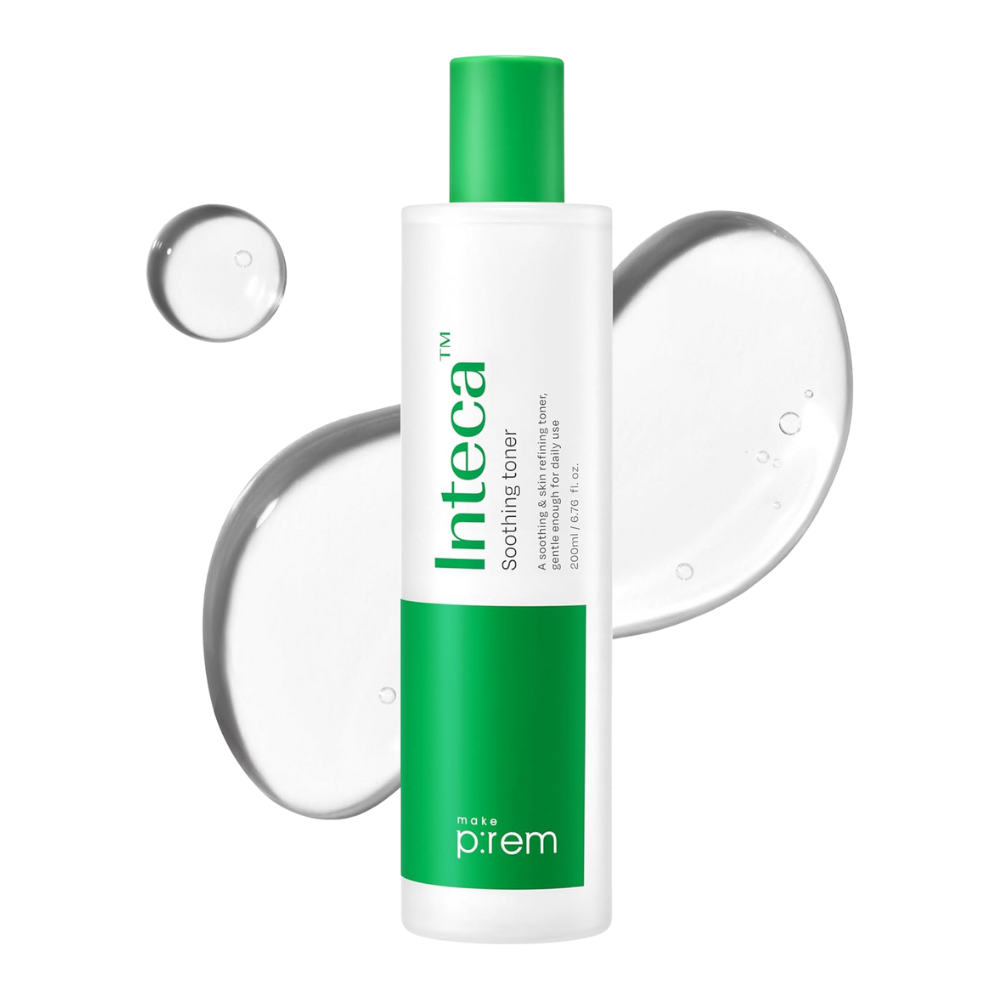 make p:rem make p:rem Inteca Soothing Toner 200ml - soothing - front bottle shot
