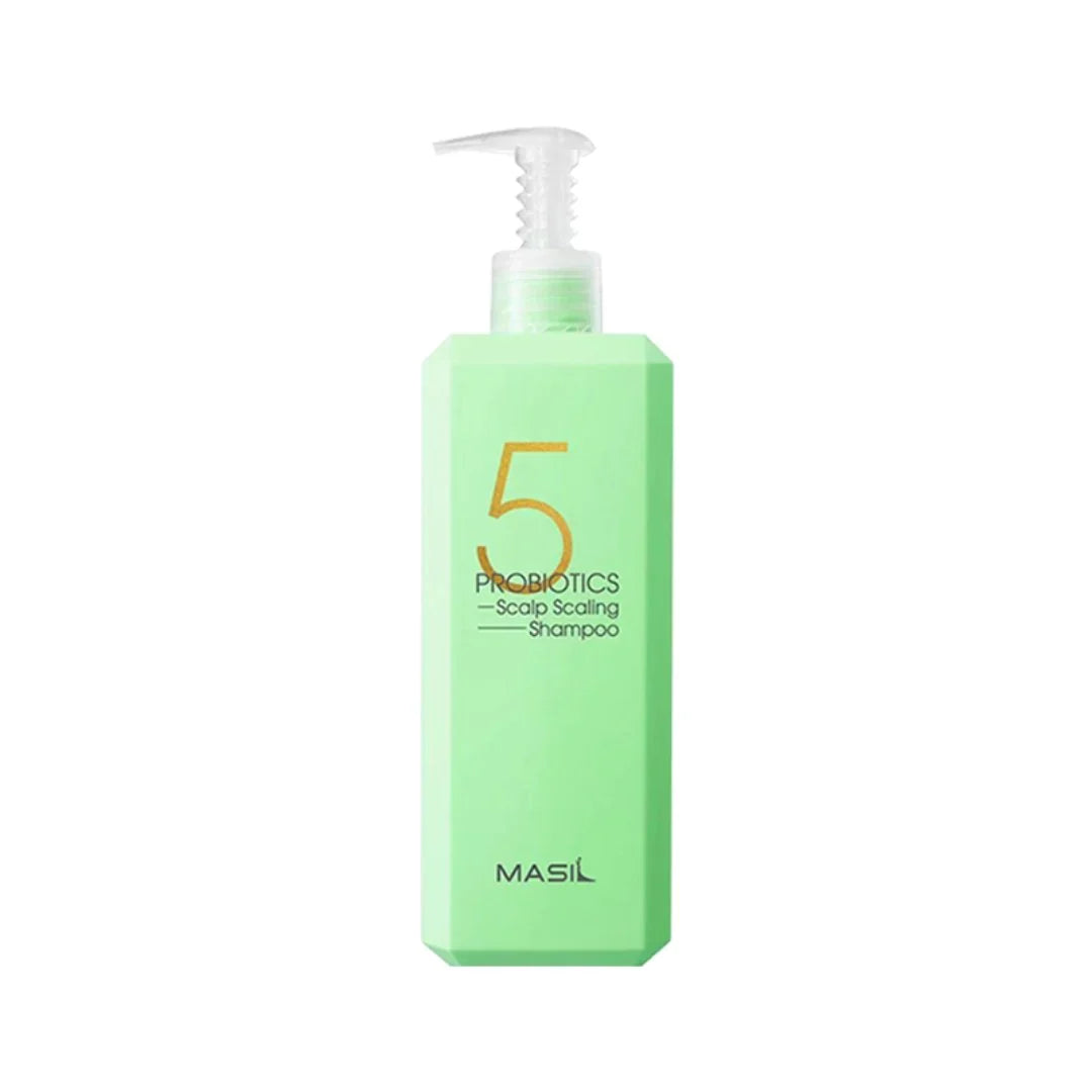 MASIL MASIL 5 Probiotics Scalp Scaling Shampoo 500ml - hydrating - front bottle shot