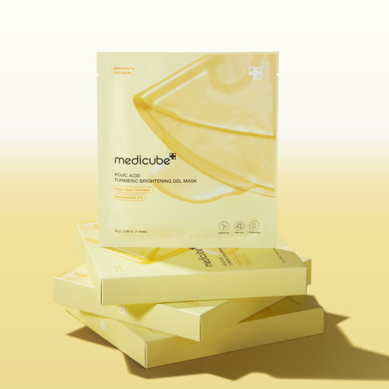 medicube medicube Kojic Acid Turmeric Brightening Gel Mask 1Box (28g x 4ea) - brightening - front bottle shot