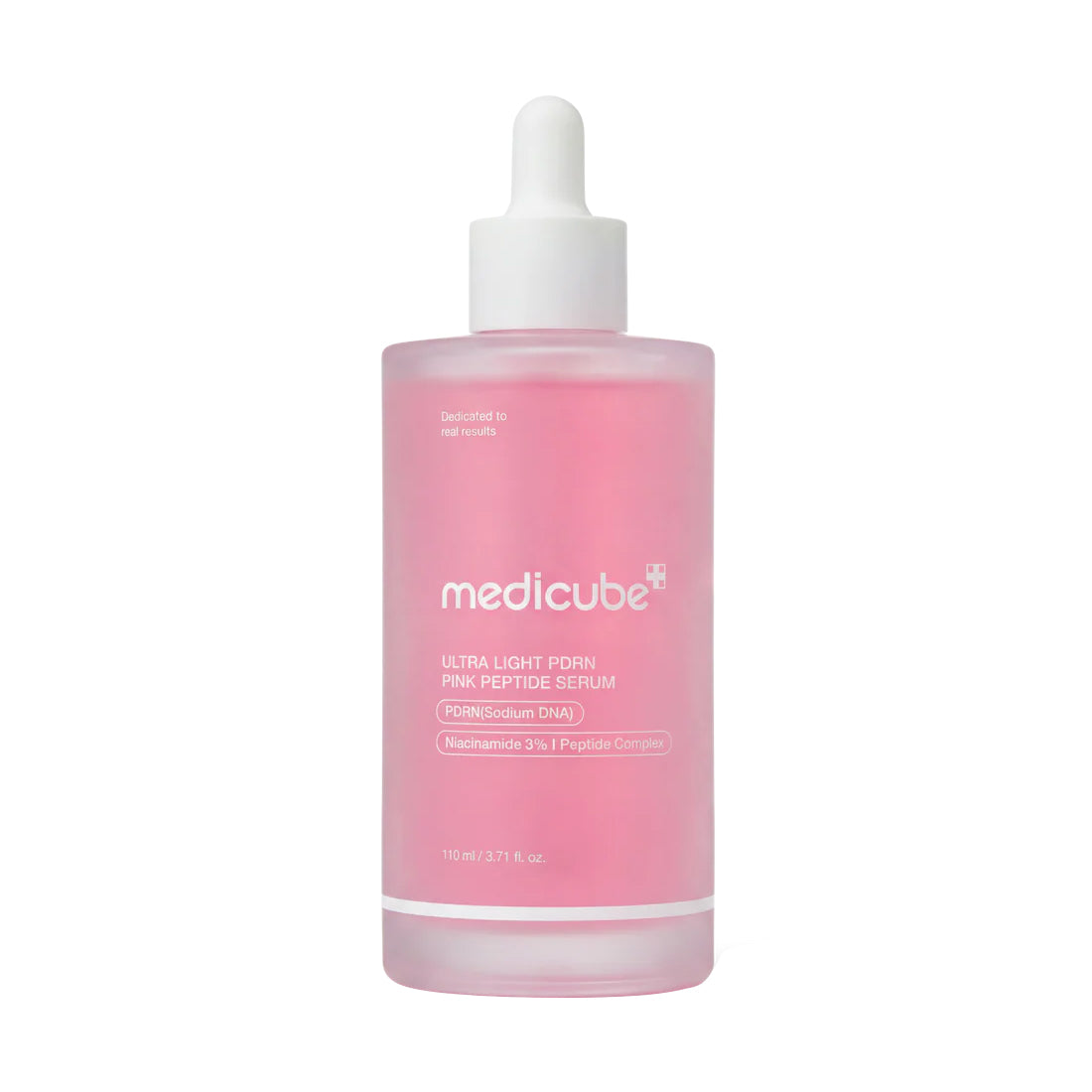 medicube medicube PDRN Pink Peptide Serum Ultra Light 110ml - hydrating - front bottle shot