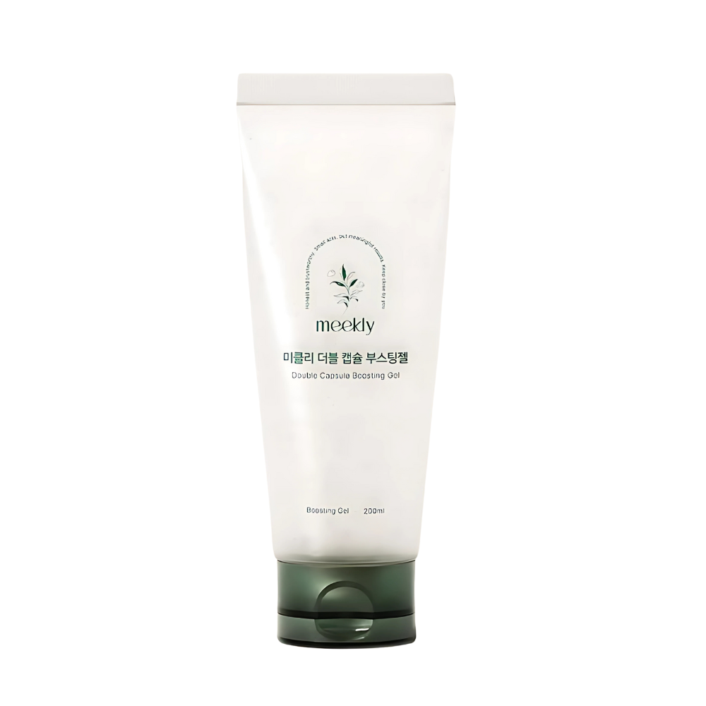 meekly meekly Double Capsule Boosting Gel 200ml - hydrating - front bottle shot