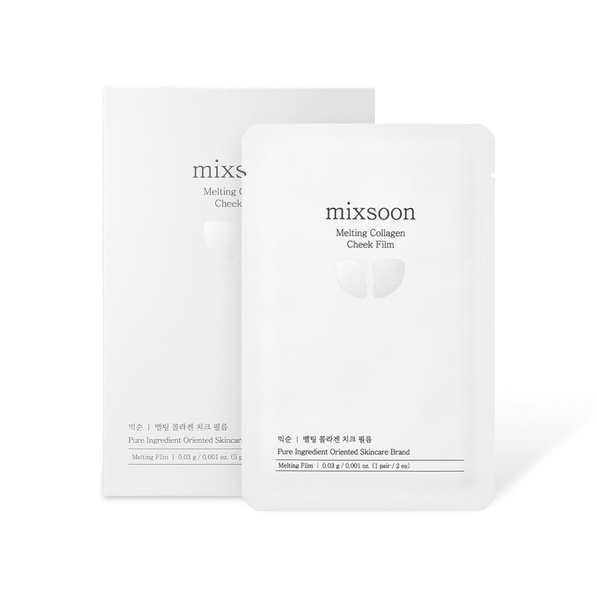 mixsoon mixsoon Melting Collagen Cheek Film 10P - hydrating - front bottle shot