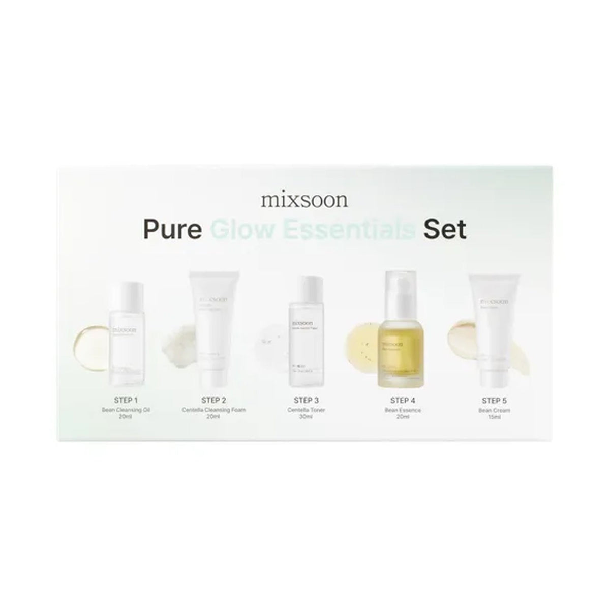 mixsoon mixsoon Pure Glow Essentials Set - hydrating - front bottle shot