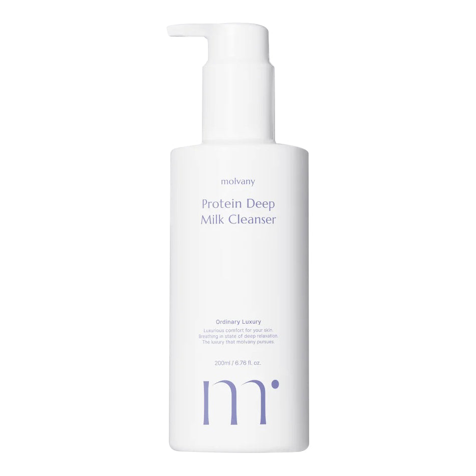 MOLVANY molvany Protein Deep Milk Cleanser 200ml - hydrating - front bottle shot
