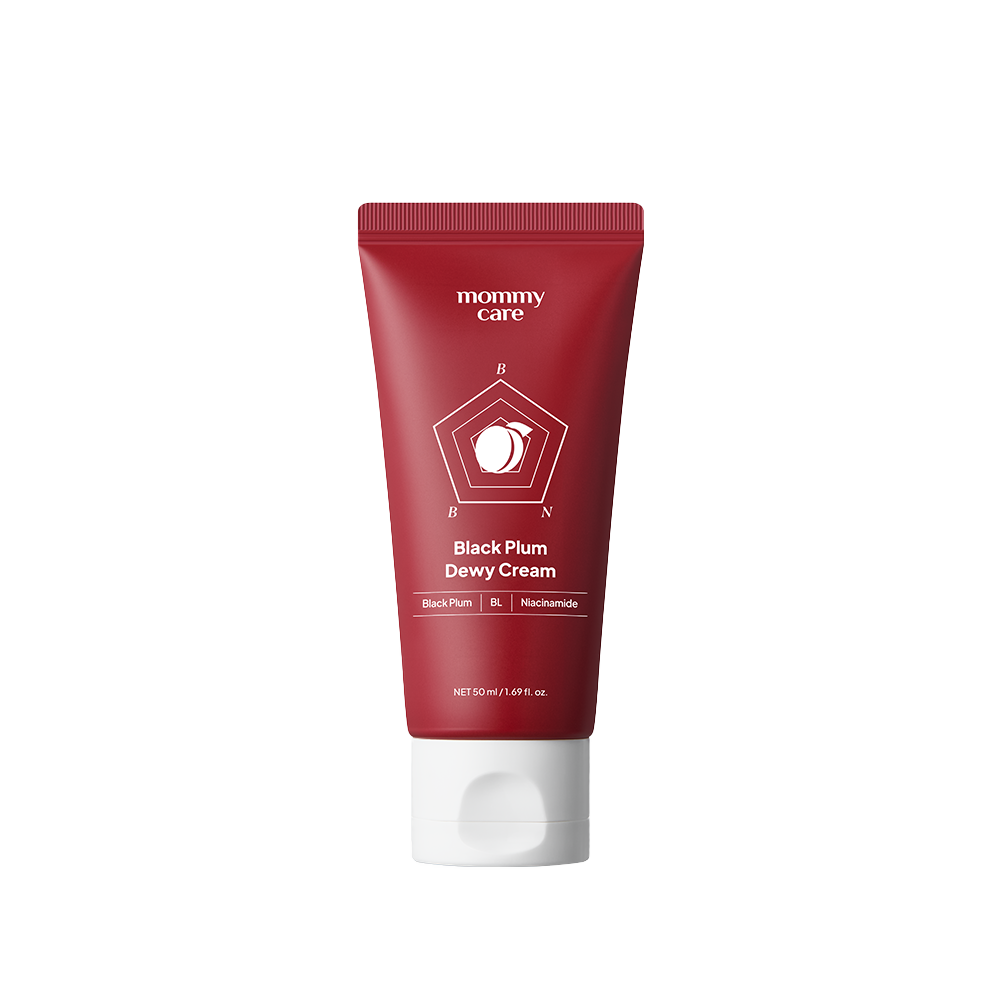 mommy care mommy care Black Plum Dewy Cream 50ml - brightening - front bottle shot