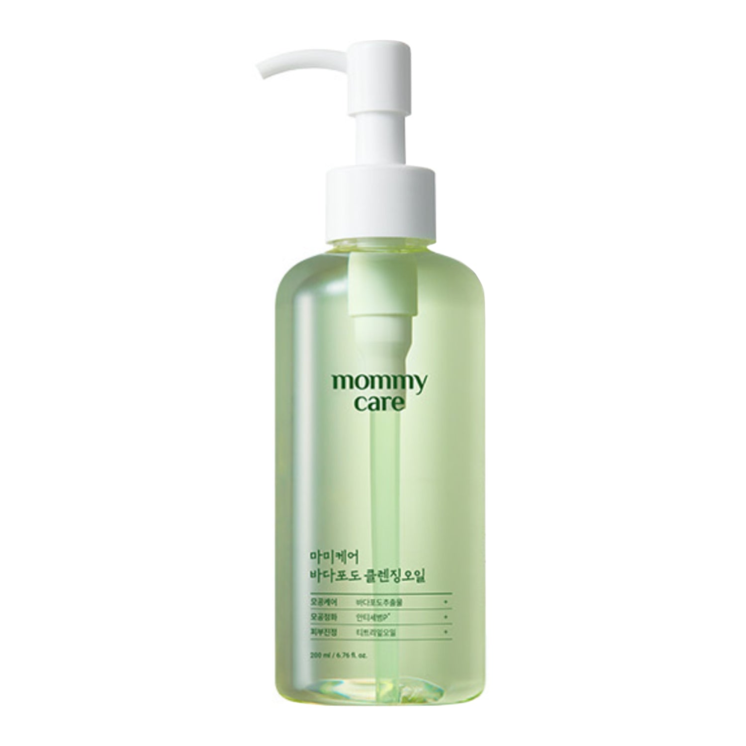 mommy care mommy care Korean Sea Grape Cleansing Oil 200ml - pore care - front bottle shot