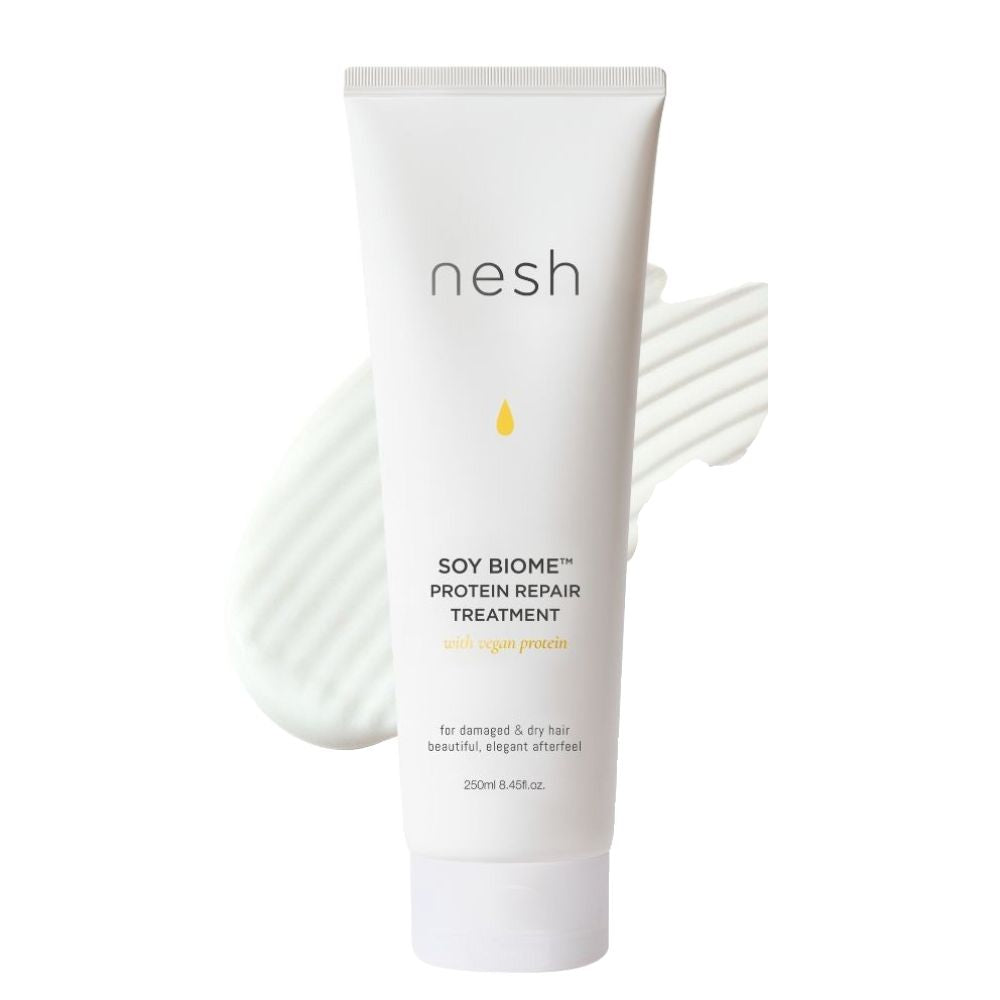 nesh nesh Soy Biome Protein Repair Treatment 250ml - nourishing - front bottle shot