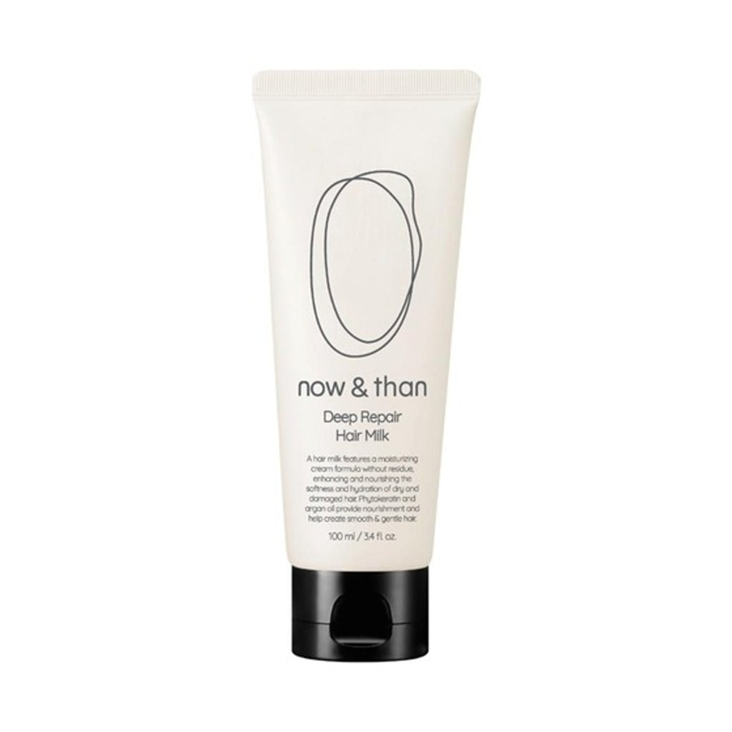 now&than now&than Deep Repair Hair Milk 100ml - hydrating - front bottle shot