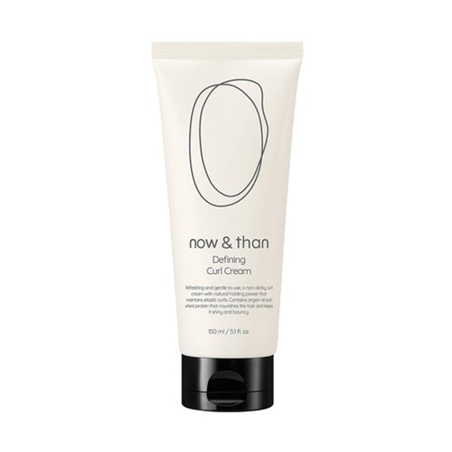 now&than now&than Defining Curl Cream 150ml - hydrating - front bottle shot