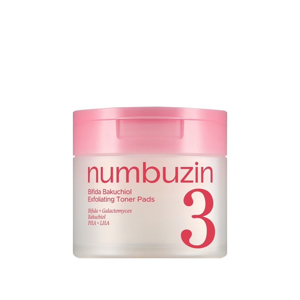 numbuzin numbuzin No.3 Radiance Glowing Jumbo Essence Pad 70P - hydrating - front bottle shot